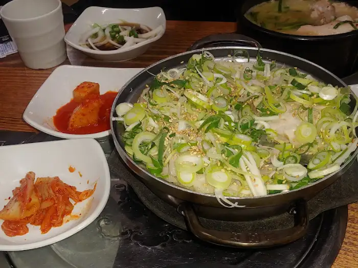 돼지국밥 클로즈업 사진