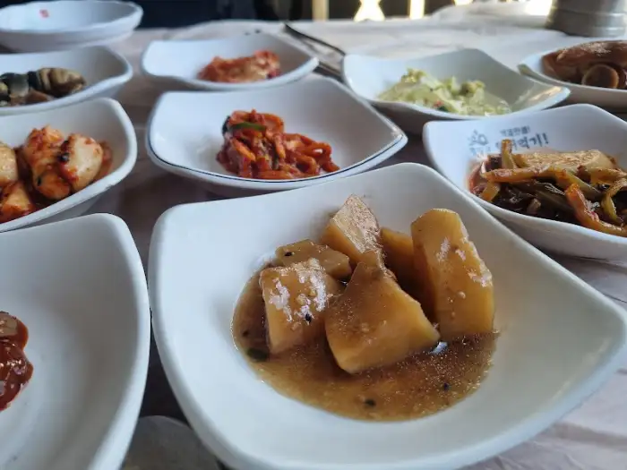 조림 반찬 모습