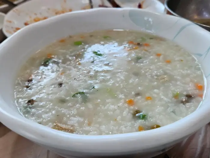 백합죽 한 그릇