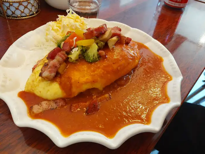 단호박 크림 스프와 귤 올린 빵