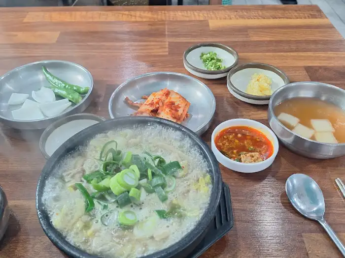 산지해장국 밥과 김치