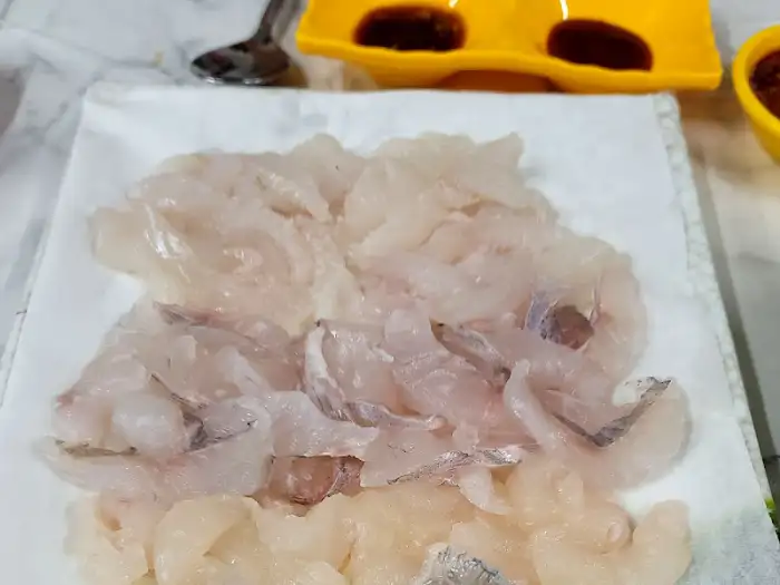 신선한 회 클로즈업