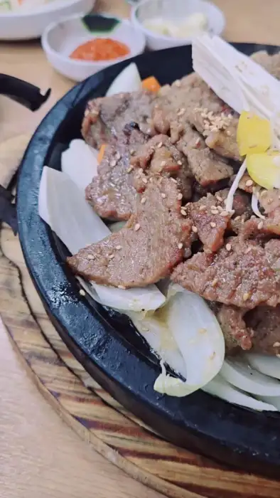 석갈비 플레이팅