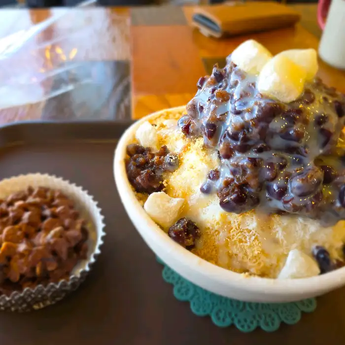 팥빙수와 쿠키