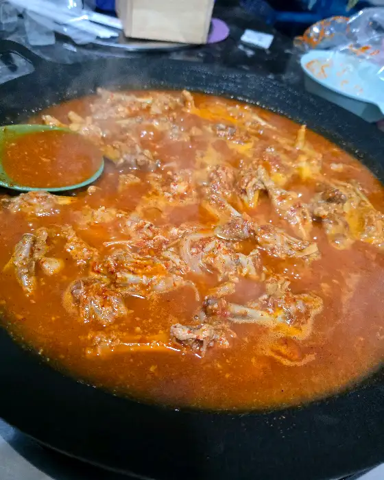 계란찜과 닭발
