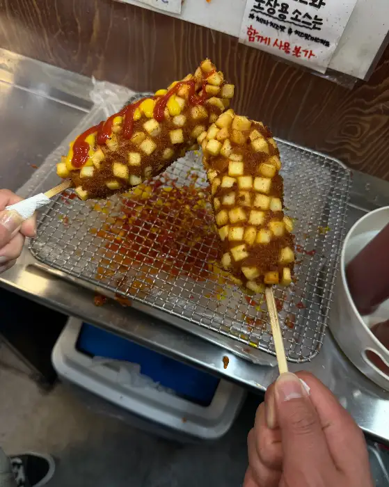 감자 핫도그