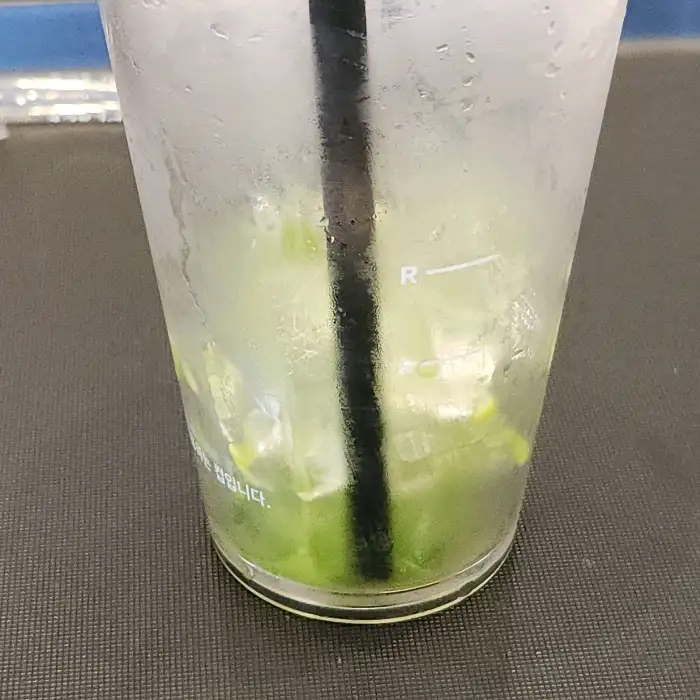 애플 아이스티 음료