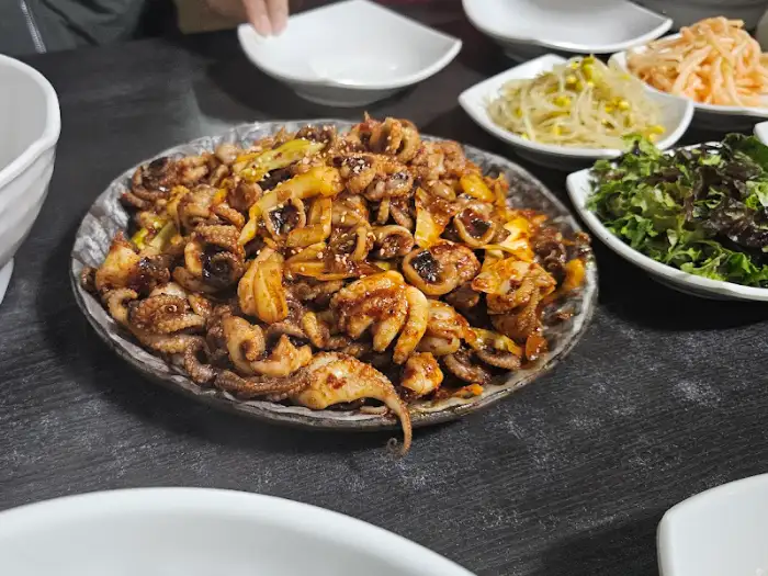 쭈꾸미 볶음 클로즈업
