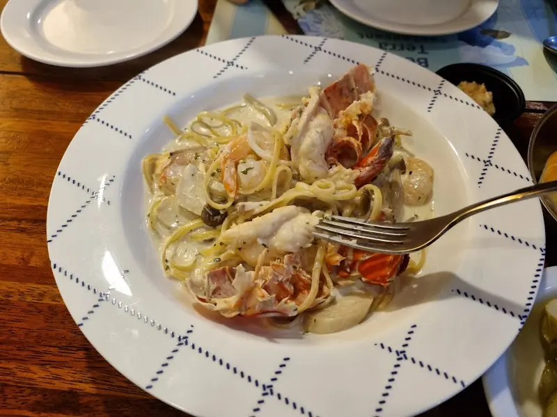 해산물 크림 파스타