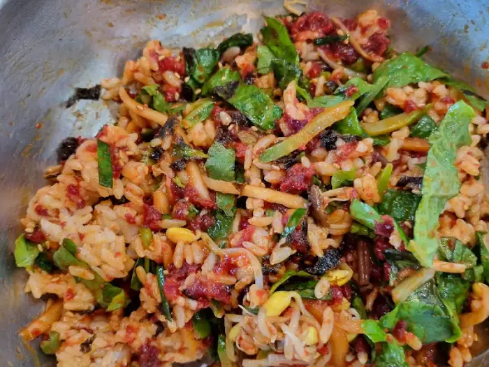 생고기 비빔밥