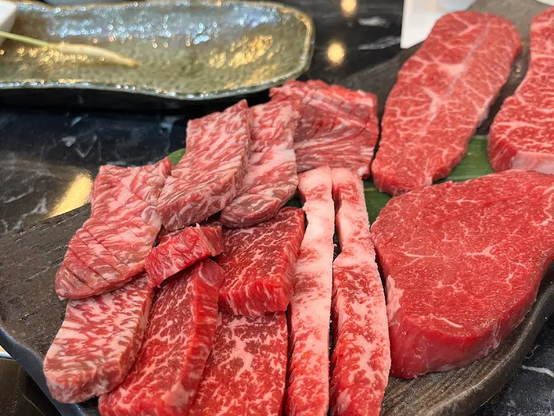 환상적인 마블링의 한우