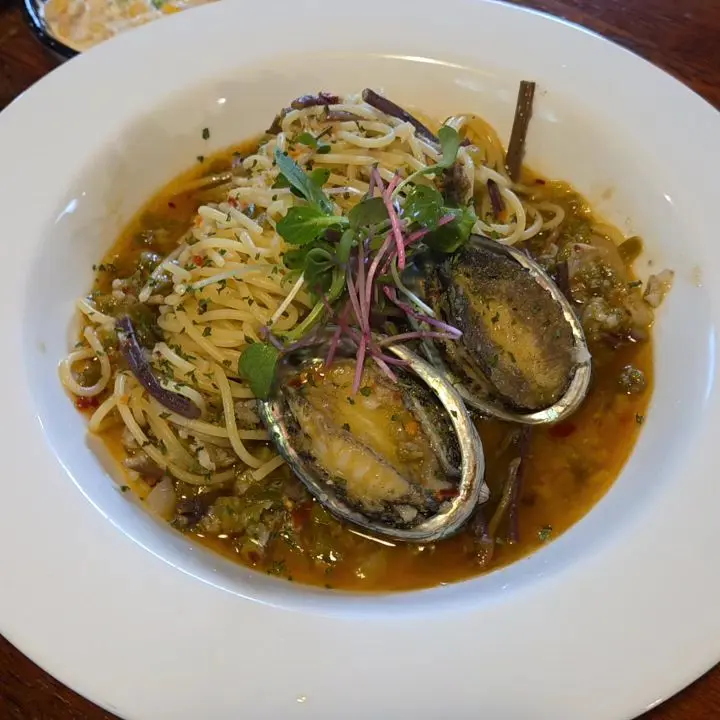 전복 고사리 파스타