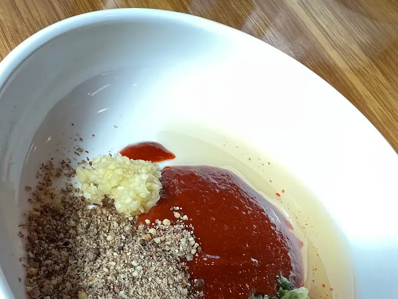 특제 소스의 비법