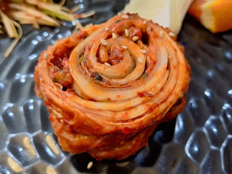 보쌈김치 클로즈업