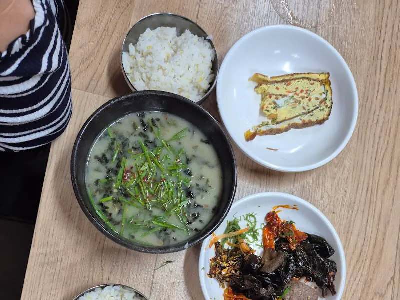 시락국과 반찬