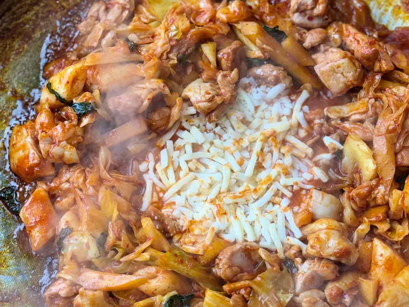 치즈 닭갈비