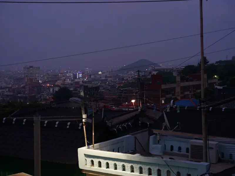 유달산에서 바라본 목포 시내 야경