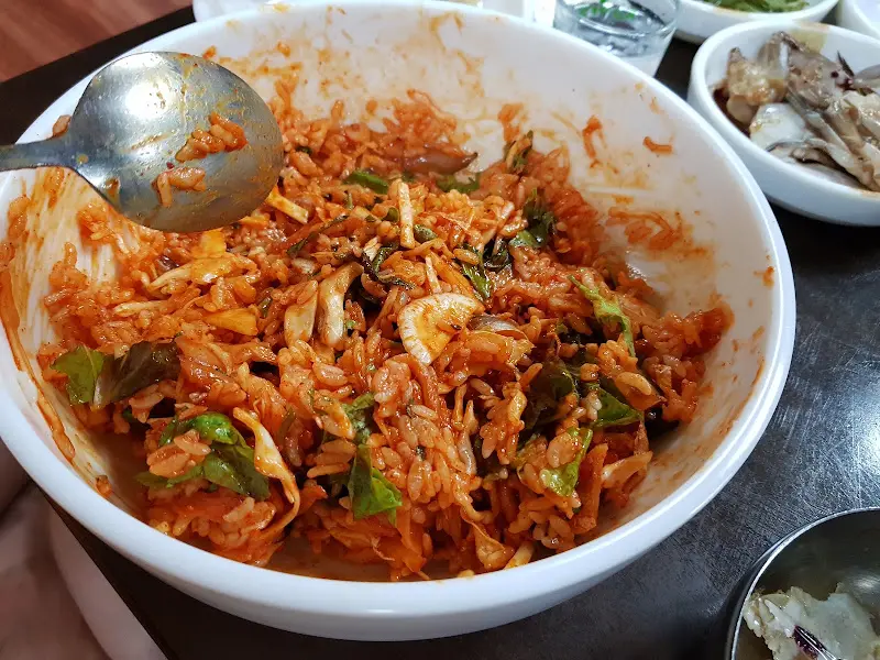 비벼진 밴댕이회덮밥