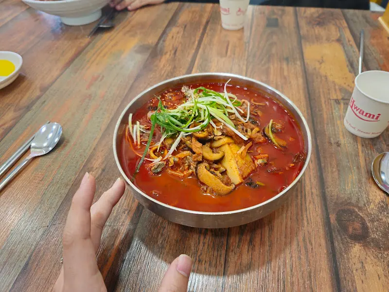 순두부 짬뽕 근접샷