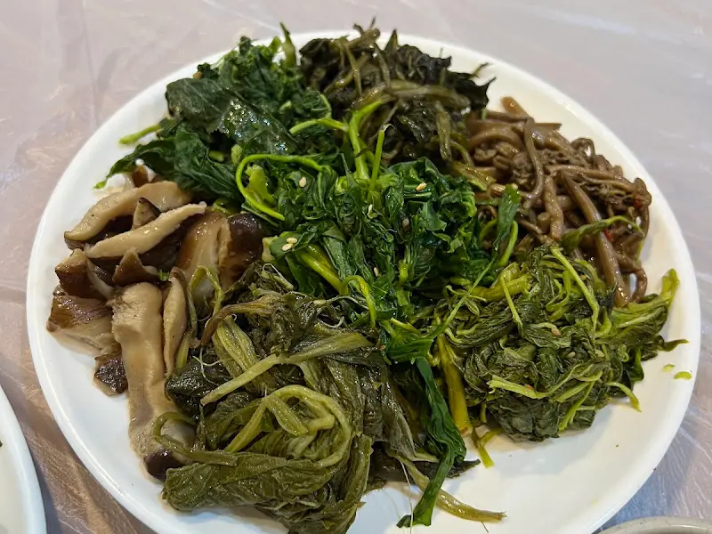 싱싱한 나물 모듬