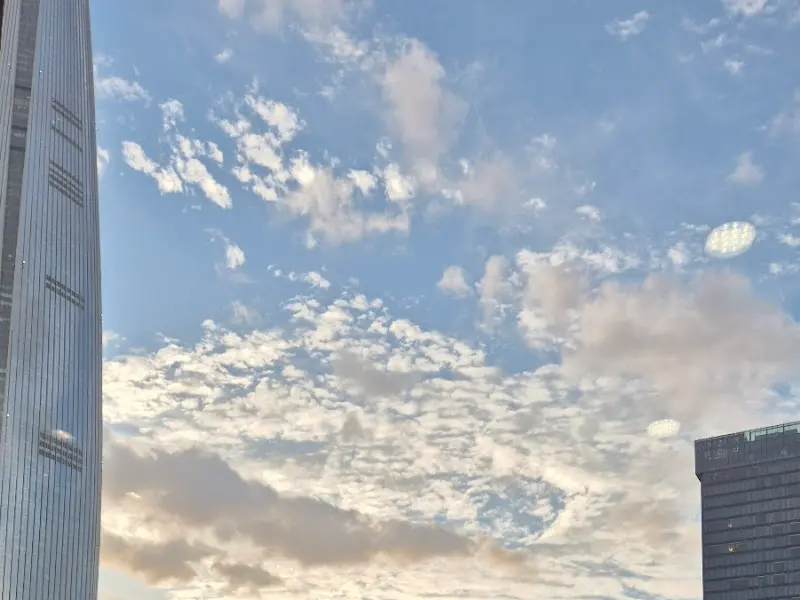 높게 솟은 롯데 타워