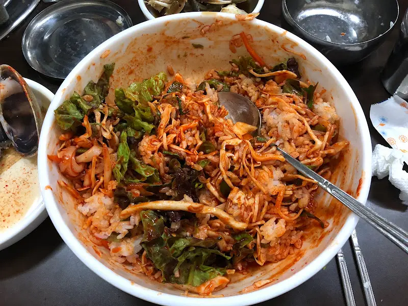 회덮밥 비빔