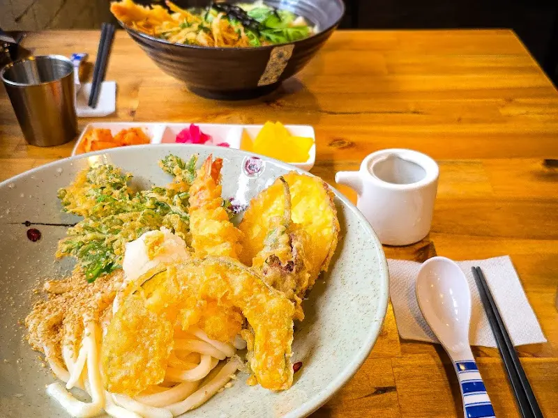 타쿠미 튀김 우동