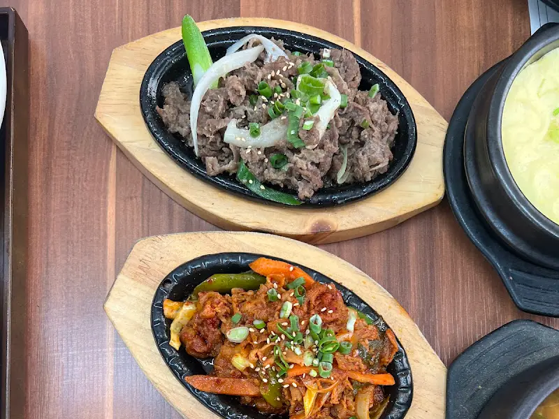 뜨겁게 구워진 불고기