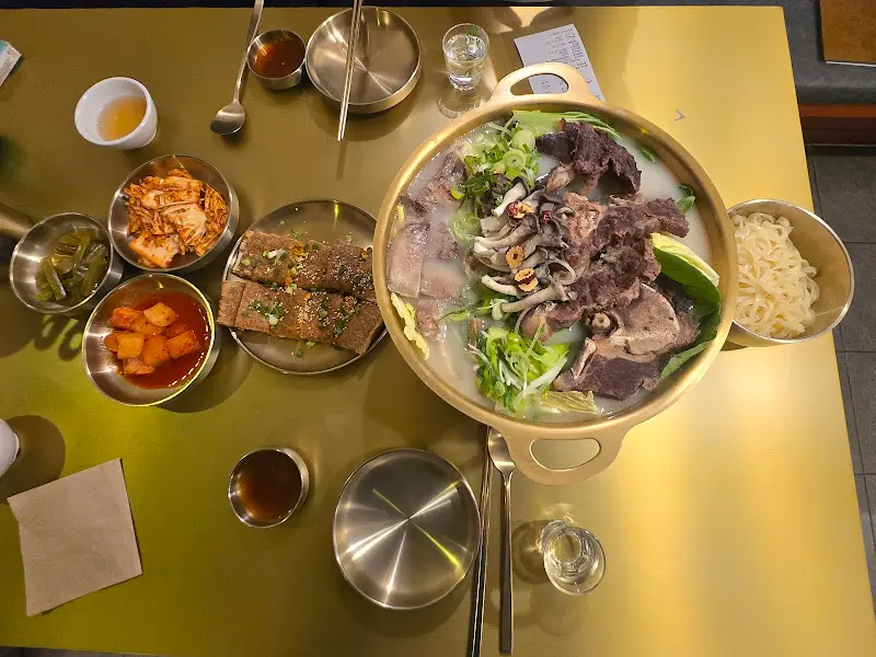 한상차림 항공샷