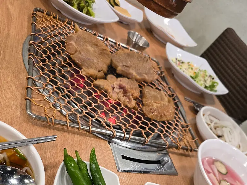 명인갈비 메뉴판