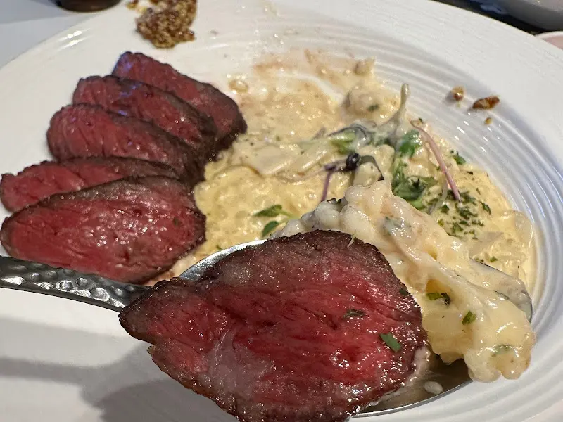 스테이크와 리조또의 조화