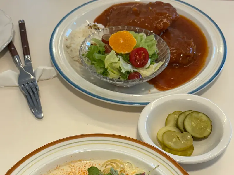 파스타와 돈가스