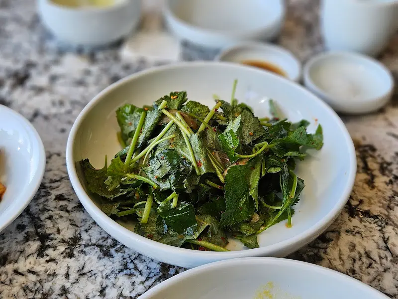 신선한 야채 겉절이