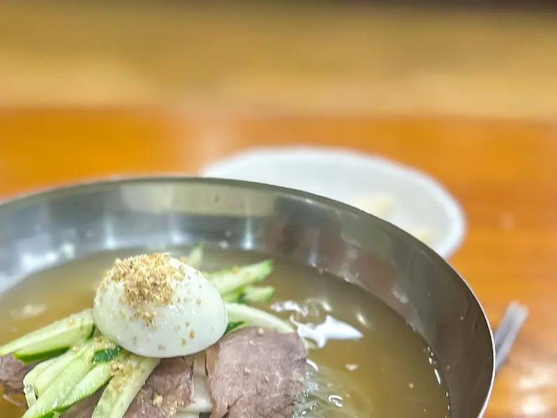 봉가면옥 물냉면 근접샷