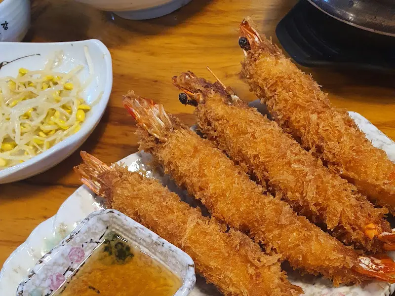 북한강 쭈꾸미 새우튀김 단체