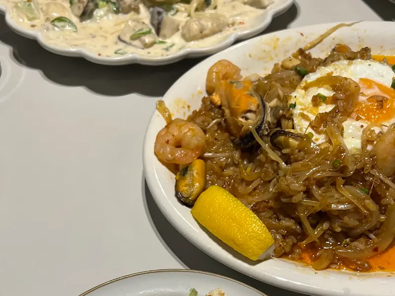 나시고랭과 땡초크림파스타