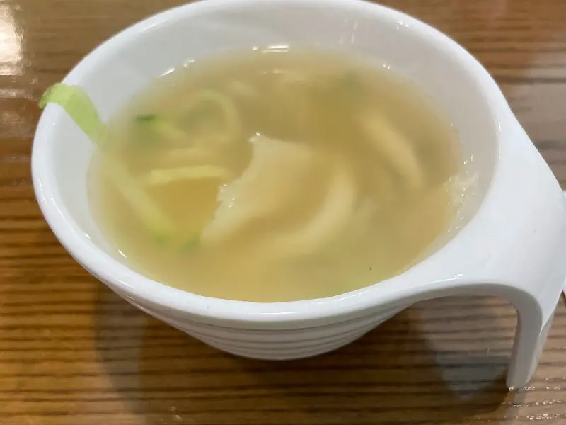 기본으로 제공되는 맛보기 수제비