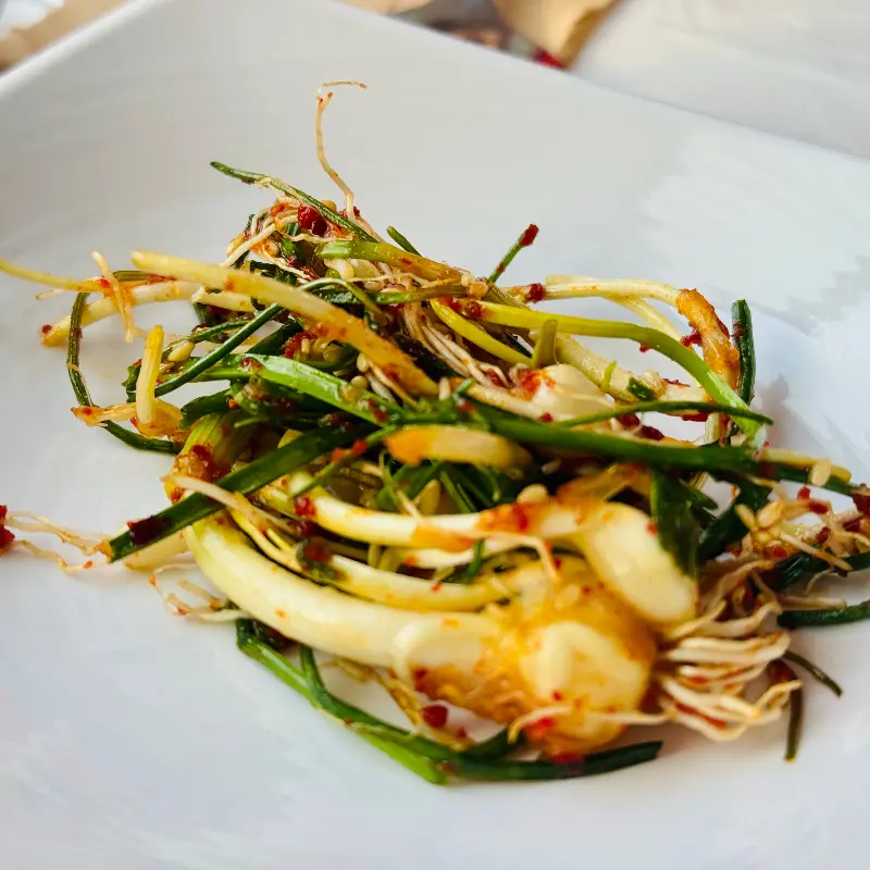 싱싱한 쪽파김치