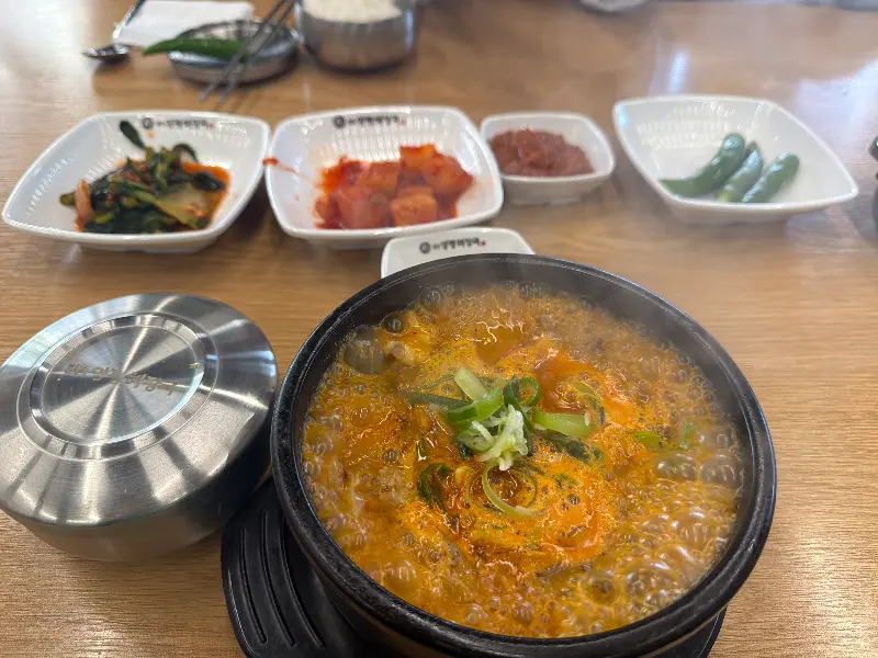 양평해장국 전체 상차림