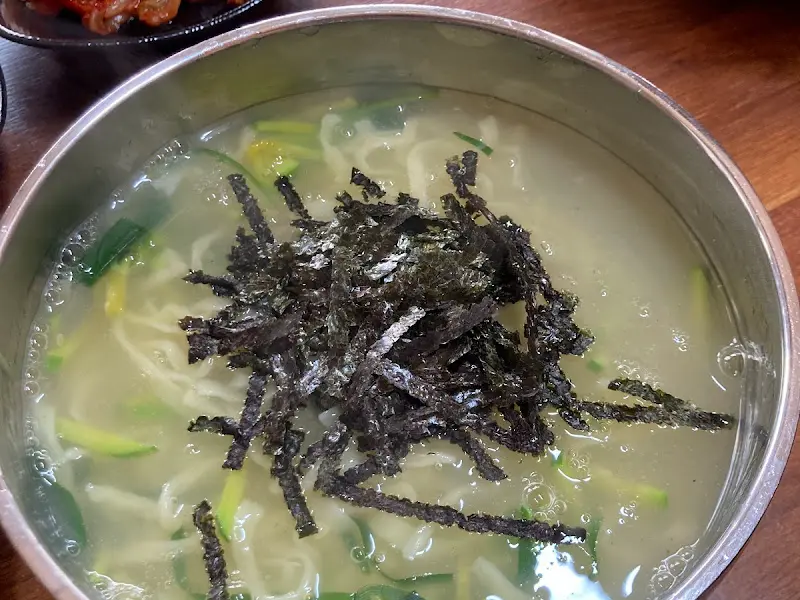 칼국수 근접샷