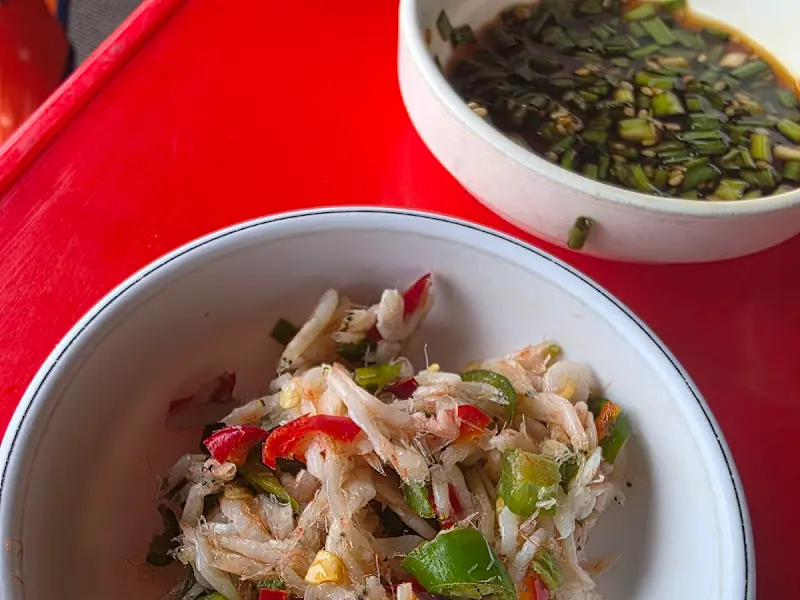 새우젓과 양념장