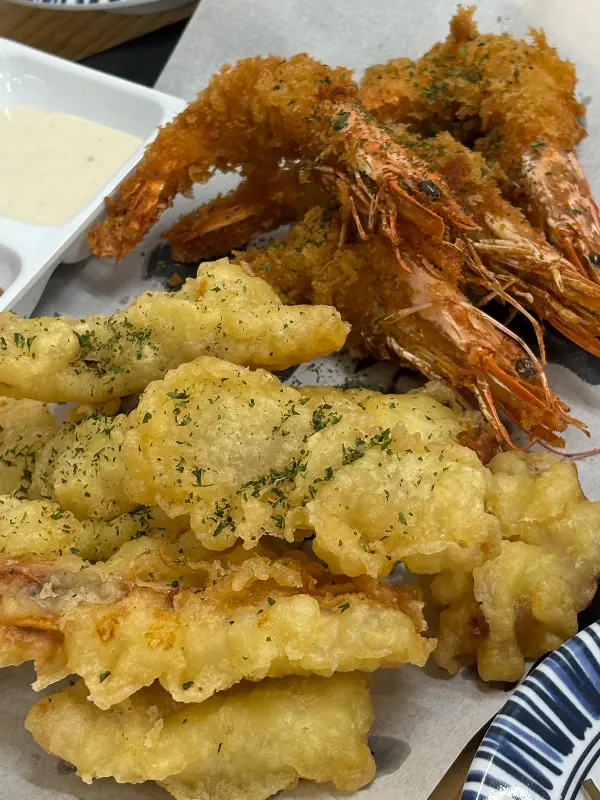 겉바속촉 새우튀김