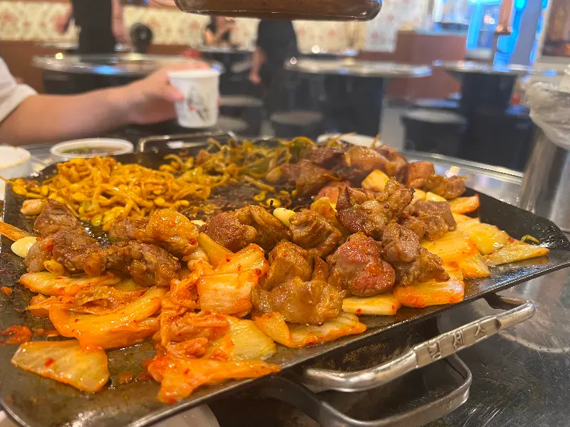 평화김해뒷고기 메뉴