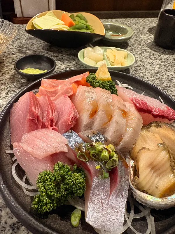 모듬 숙성회 비주얼