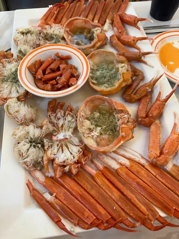 푸짐한 홍게 한 상