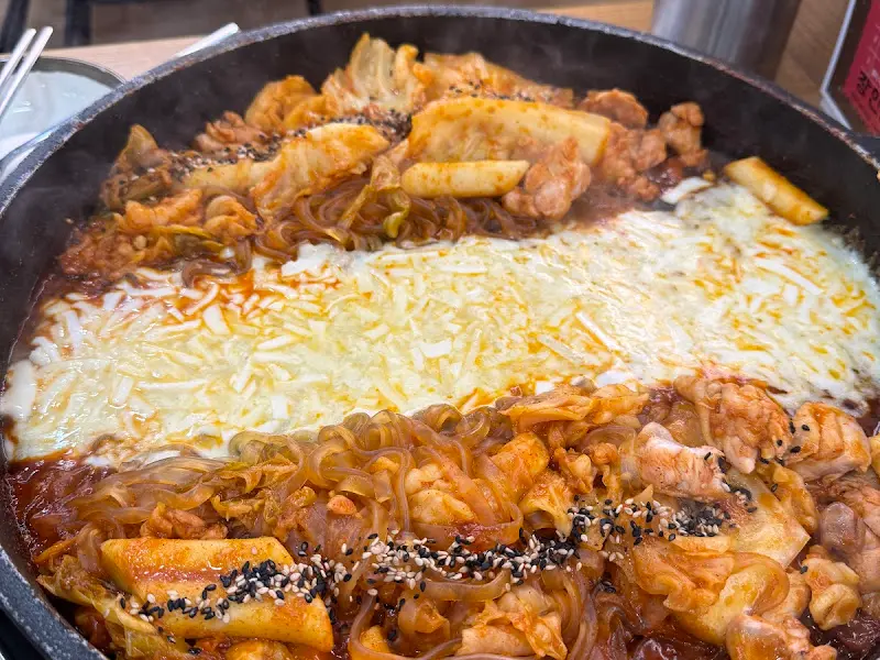 치즈 닭갈비 비주얼