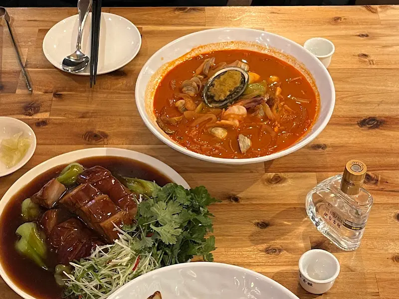 마천취 전체 상차림