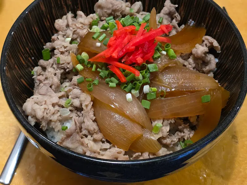 윤기가 흐르는 규동의 모습