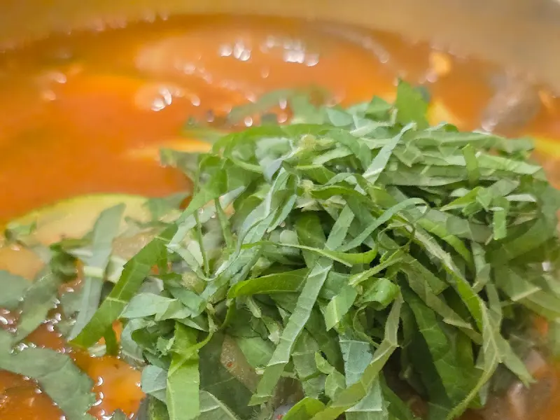 민물새우 매운탕 클로즈업