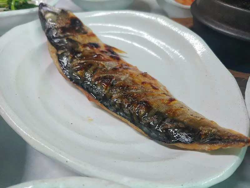 고등어 구이 클로즈업